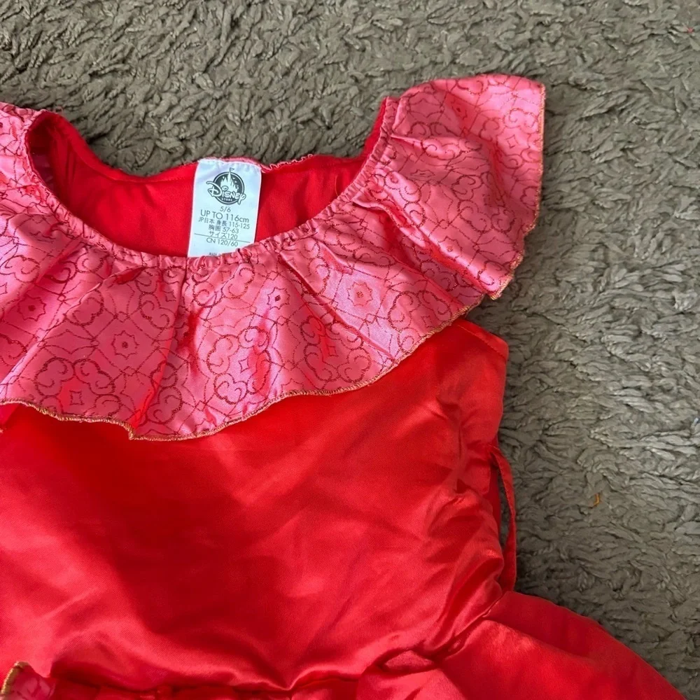 Disney Store Princess Elena of Avalor Dress Costume Sz 5/6 Bippity Boppity